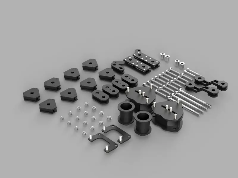 Traxda Lift Kit 2018-2025 Honda Odyssey - 3" Front / 3" Rear 1