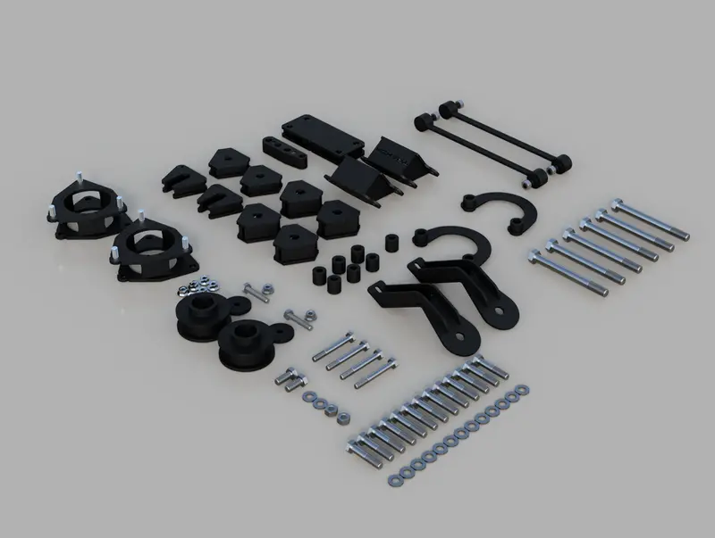 Traxda Lift Kit 2020-2024 Toyota Rav4 (2" Front 2" Rear) With Subframe Drops 1