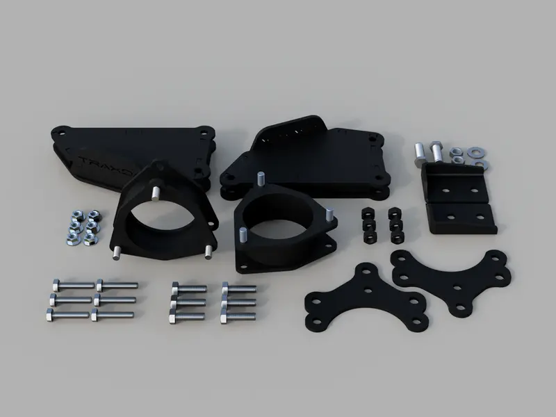Traxda Lift Kit 2020-2025 Toyota Highlander / 2022-2024 Lexus Rx350 (2" Front / 2" Rear) 906060 1