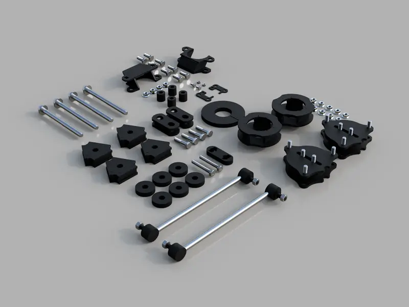 Traxda Lift Kit 2023-2026 Pilot / Pilot Trailsport – 1.5″ Front, 1.5″ Rear 1