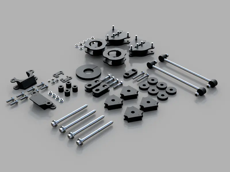 Traxda Lift Kit 2023-2026 Pilot / Pilot Trailsport – 1.5″ Front, 1.5″ Rear 2