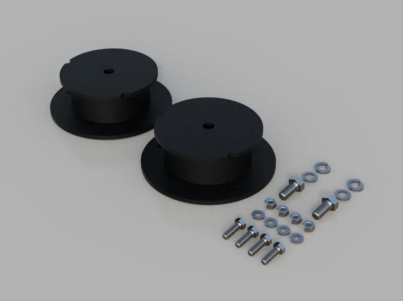 Traxda Rear Lift Kit 2013-2024 Dodge Ram 3500 Air Bag - 2" Rear Lift - Add On Kit Only 1