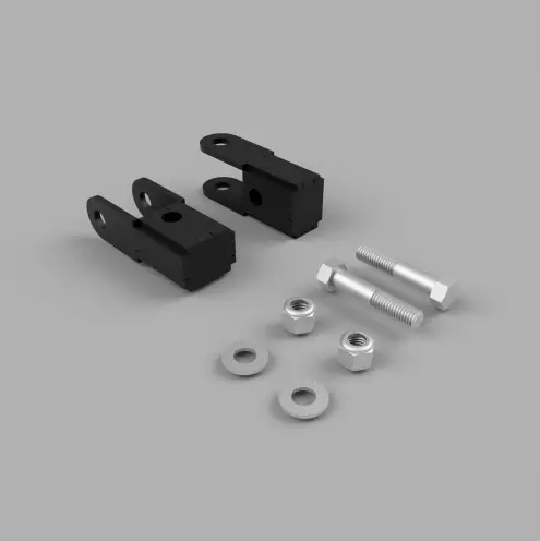 Traxda Rear Shock Extenders W/ Hardware 2017-2019 Chevy Silverado / Gmc Sierra 1500 1