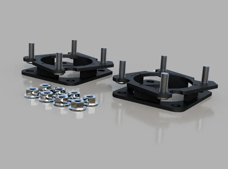 Traxda Top Mount Spacer Kit 2022-2025 Toyota Tundra 1.75" Front 1