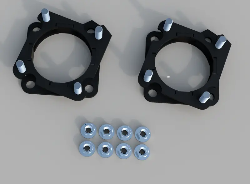 Traxda Top Mount Spacer Kit 2022-2025 Toyota Tundra 1.75" Front 2
