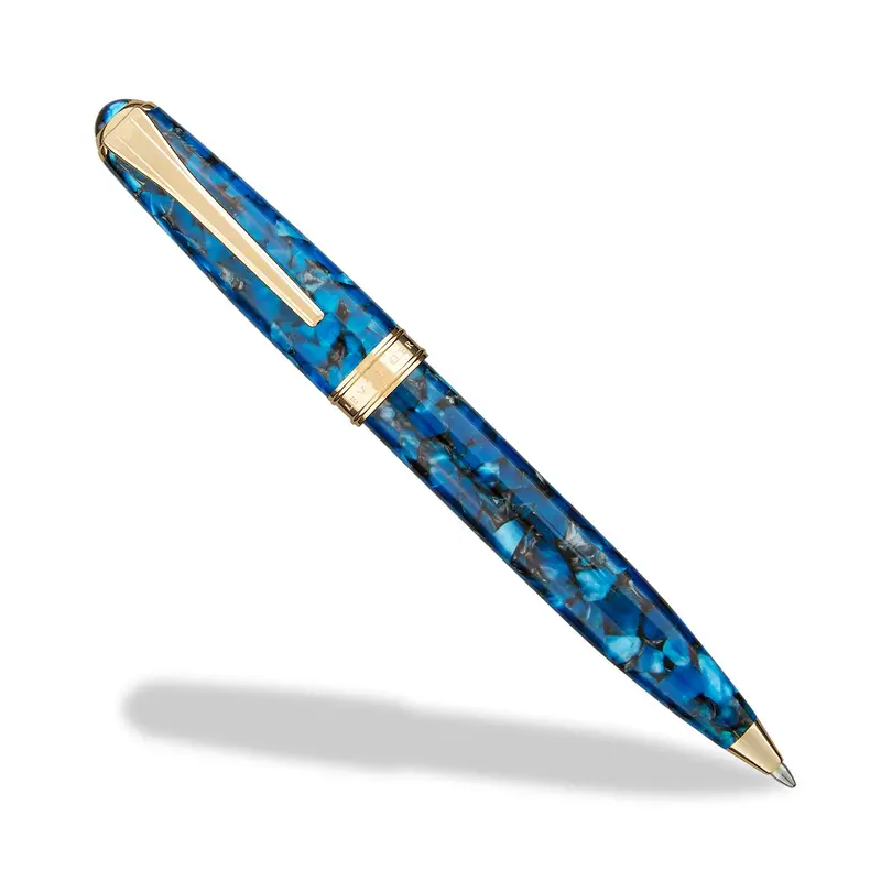 True Writer Classic Azure Gold Pen 1