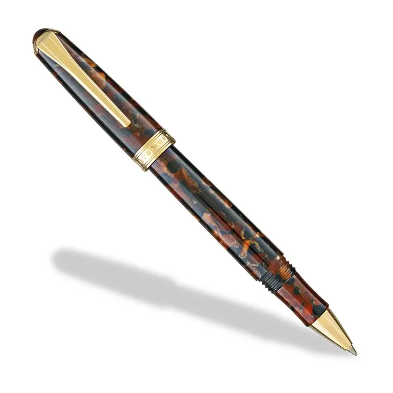 True Writer Classic Golden Dark Tortoise Pen 1