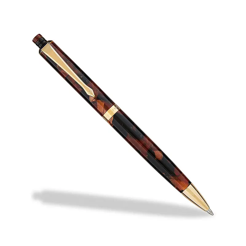 True Writer Velocity Golden Dark Tortoise Pen 1