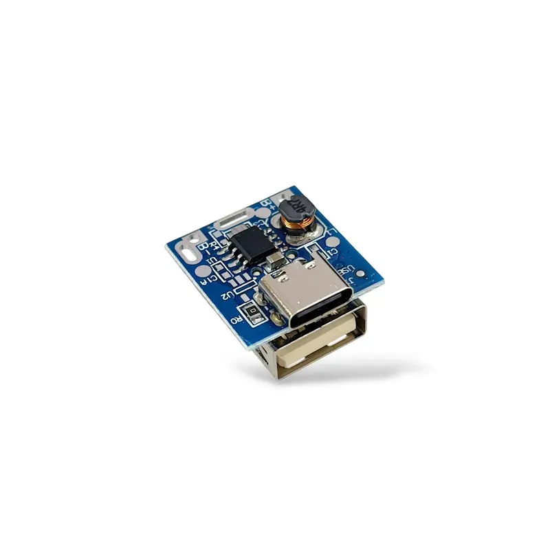 Type-C 5V Step-Up Lithium Battery Charging Protection Board | Usb-C Li-Ion Charger With Boost Converter & Protection Circuit 1