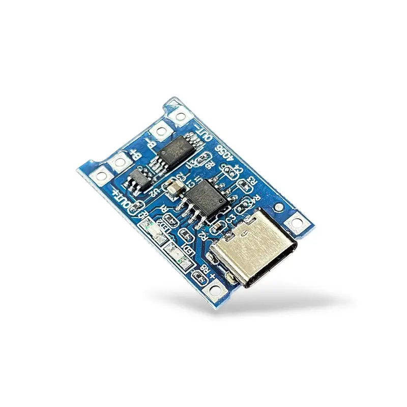 Type-C Tp4056 Lithium Battery Charging Module | 5V 1A 18650 Li-Ion Charger Board With Protection For Diy Electronics 1