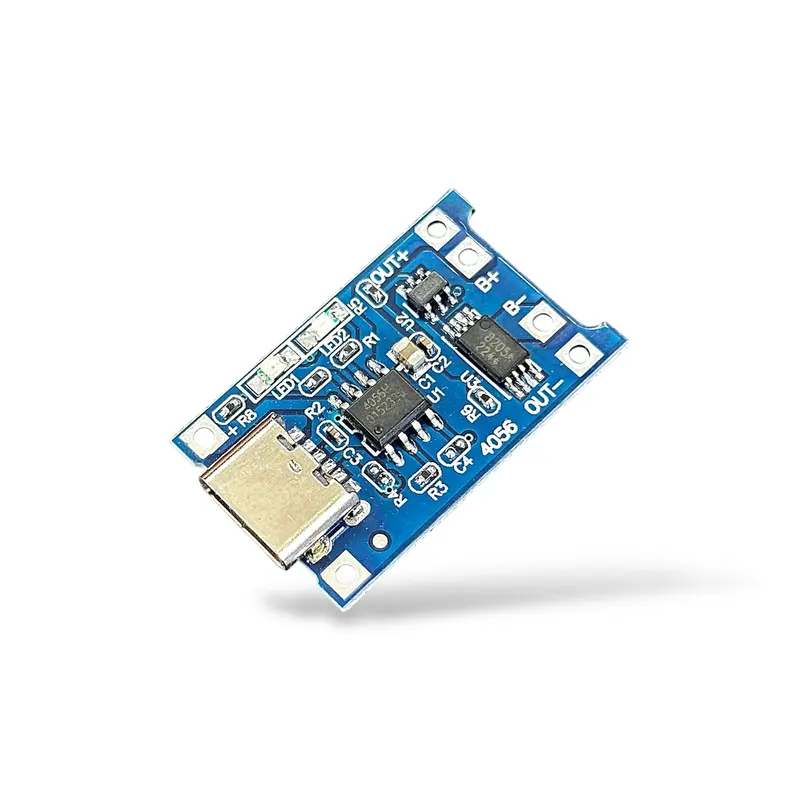 Type-C Tp4056 Lithium Battery Charging Module | 5V 1A 18650 Li-Ion Charger Board With Protection For Diy Electronics 2