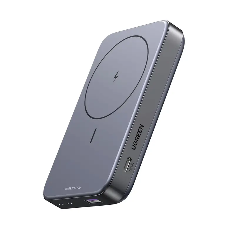 Ugreen 10000Mah Magnetic Wireless Power Bank Pd20w With Kickstand - Grey 2