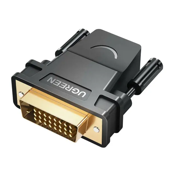 Ugreen 20124-20124 Dvi (24+1) Male To Hdmi Female Adapter - Black 1