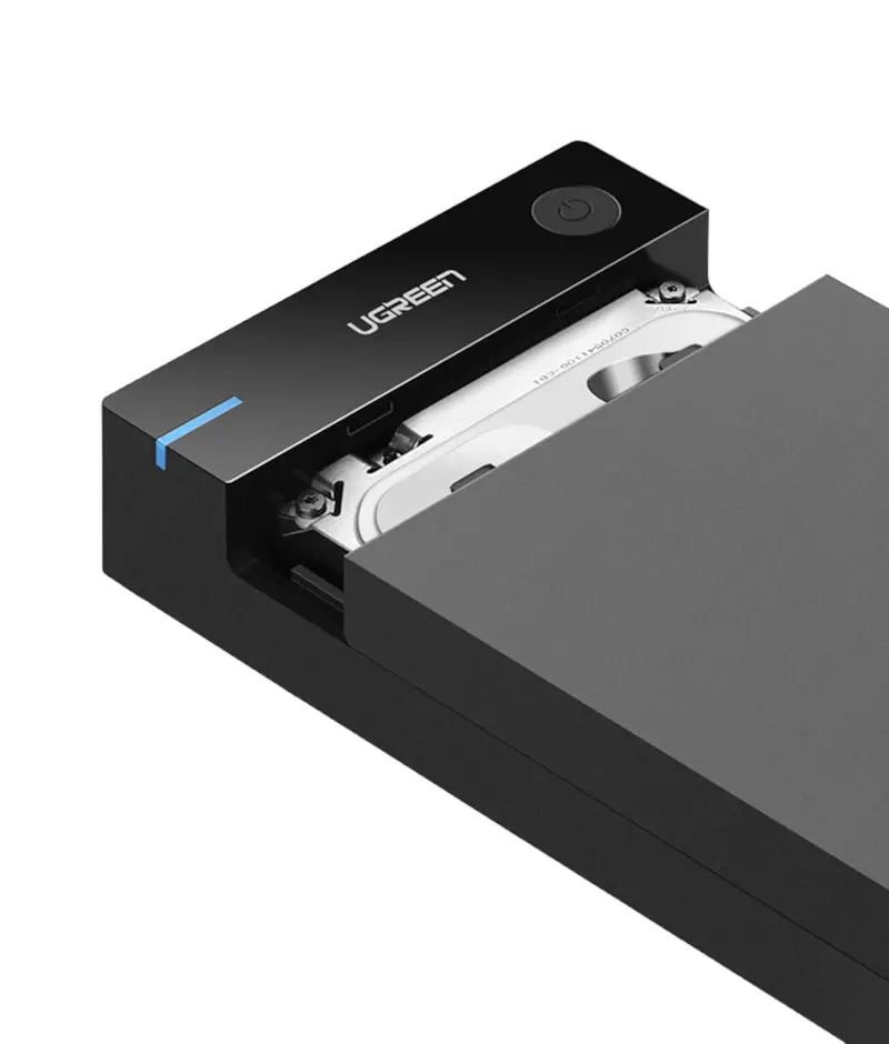 Ugreen 3.5" Sata Hard Drive Usb 3.0 Enclosure 5Gbps – Black 2