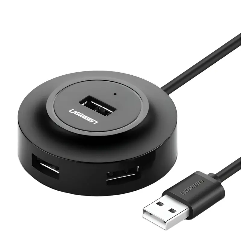 Ugreen 4-In 1 Usb 2.0 Hub (20777) - Black 1