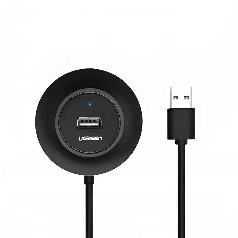 Ugreen 4-In 1 Usb 2.0 Hub (20777) - Black 2