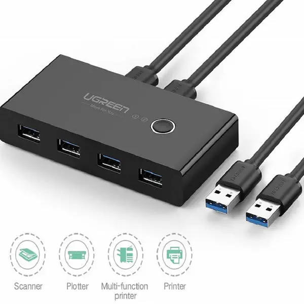 Ugreen 4-Port Usb3.0 Switch Box 1