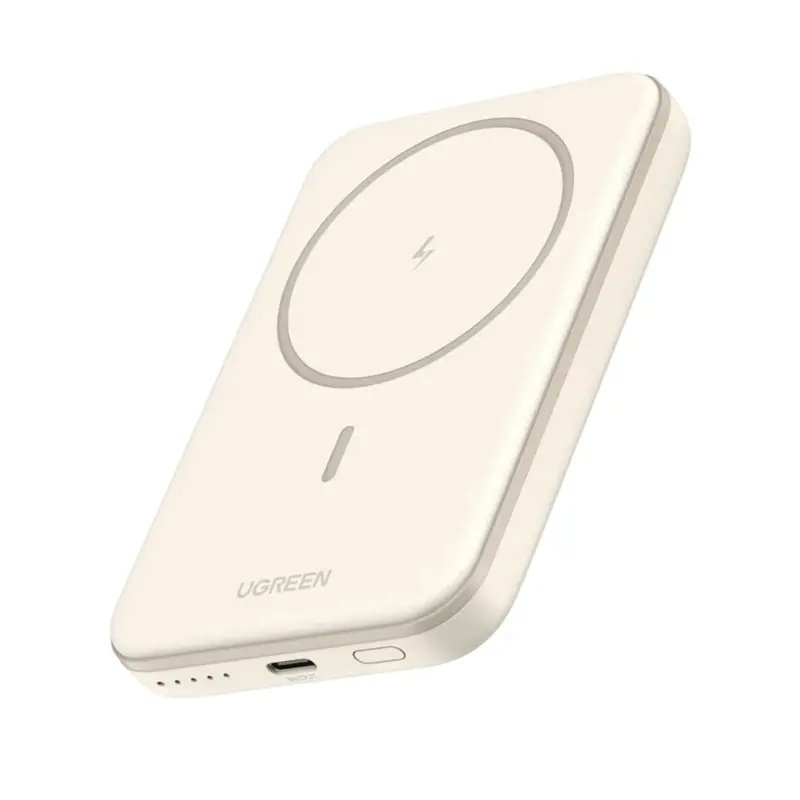 Ugreen 5000Mah  Magnetic Wireless Power Bank With Magsafe – White 1