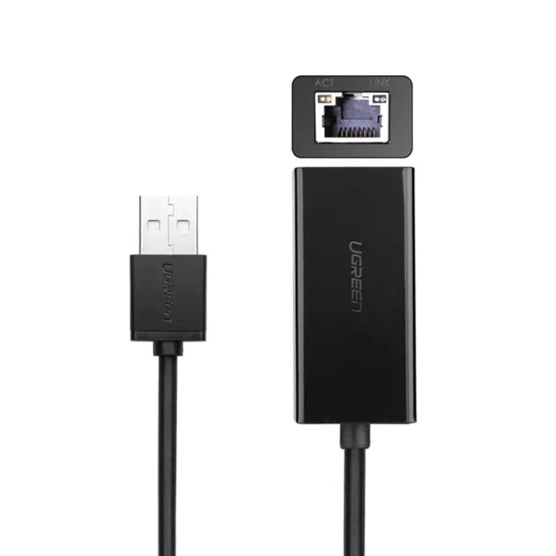Ugreen Cr110 Ethernet Adapter | Usb 2.0 To Rj45 - Black 2