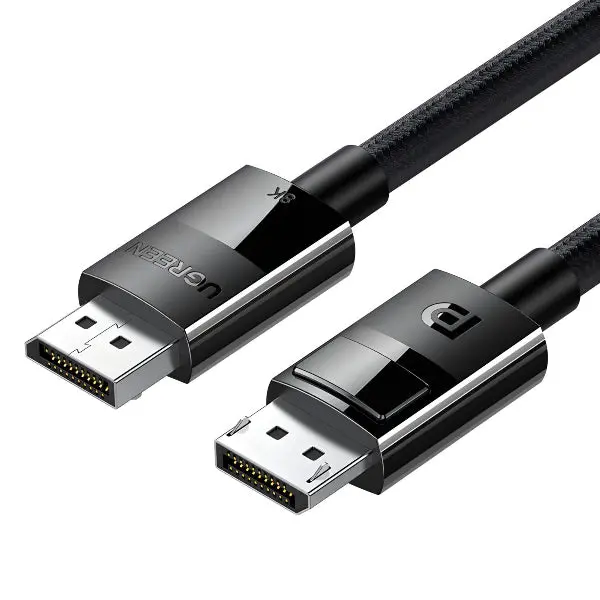 Ugreen Dp114 8K Displayport Male To Male Braided Cable 2M 1