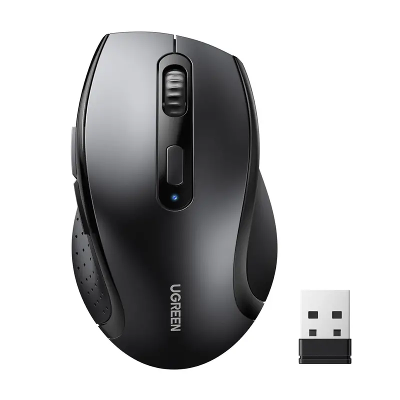 Ugreen M511 Ergonomic 2.4Ghz Wireless Mouse - Black 1