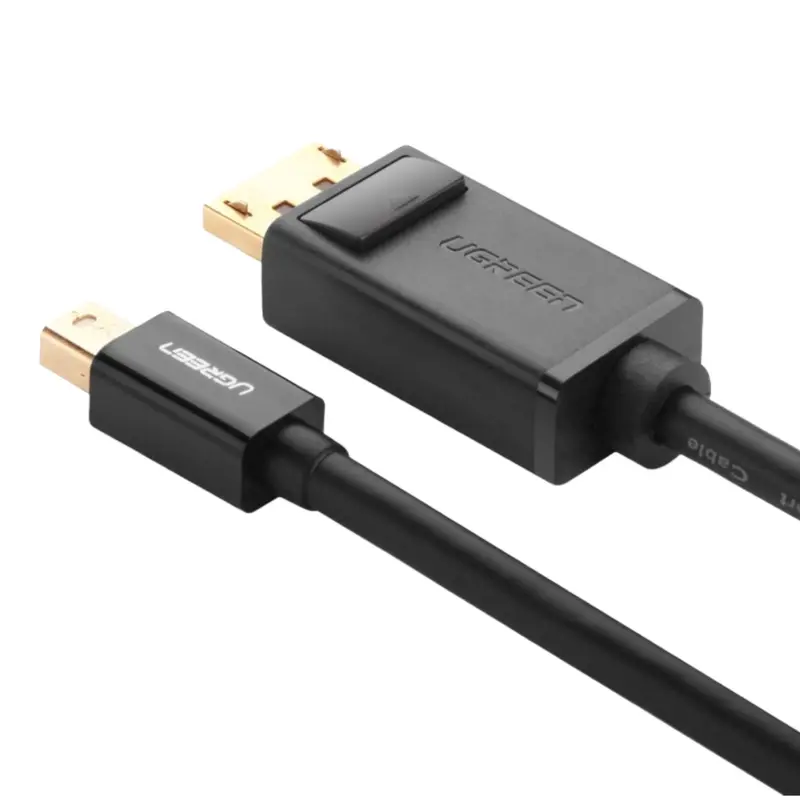 Ugreen Mini Displayport To Displayport Cable 1.5M -Black 2