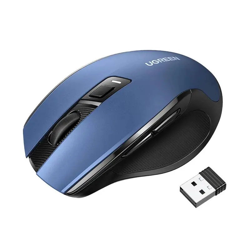 Ugreen Mu006 2.4Ghz Wireless Optical Mouse – Blue 2