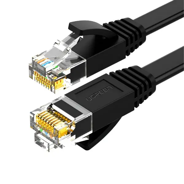 Ugreen Nw102 Cat6 U/Utp Flat Ethernet Cable 1M - Black 1