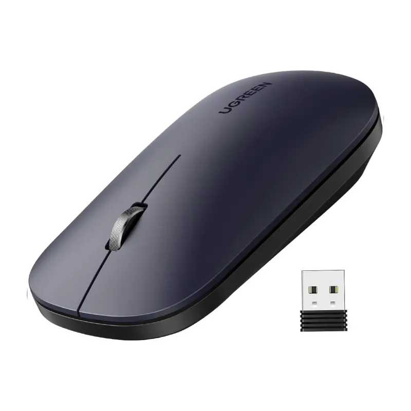 Ugreen Portable 2.4Ghz Wireless Mouse - Black 1