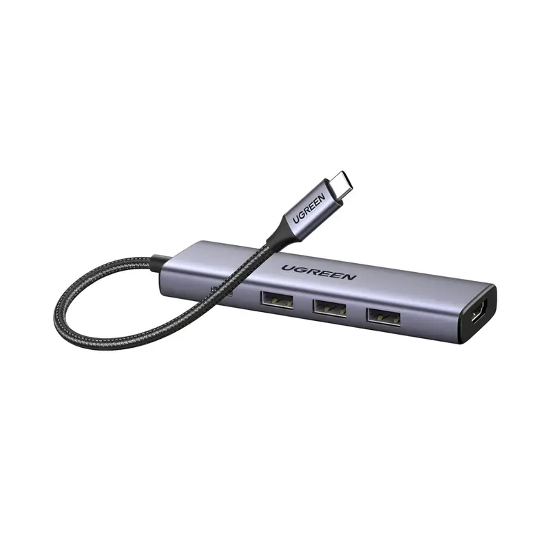 Ugreen Revodok 5-In-1 Type-C Hub | 4K Hdmi | Type-C | Usb3.0 2