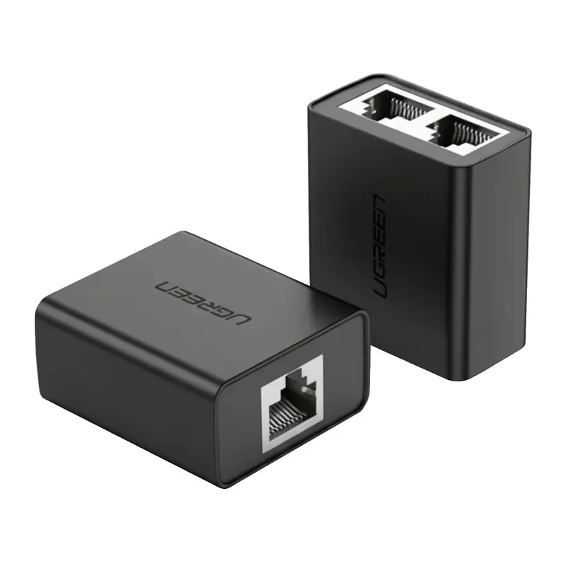 Ugreen Rj45 Splitter Adapter 2 Pack (Black) 1