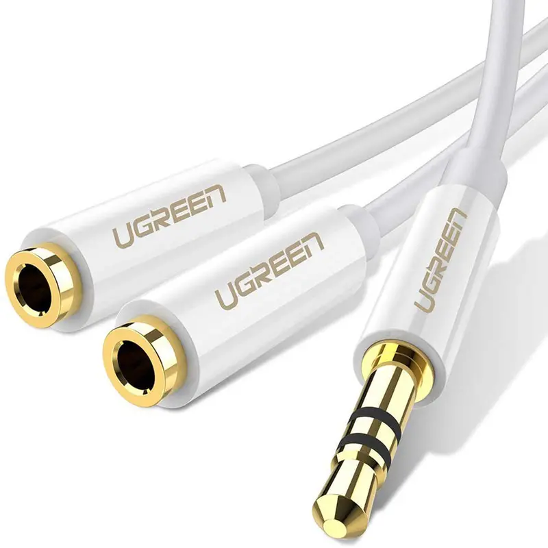 Ugreen Stereo 3.5Mm Male To 2X 3.5Mm Female Audio Cable 1