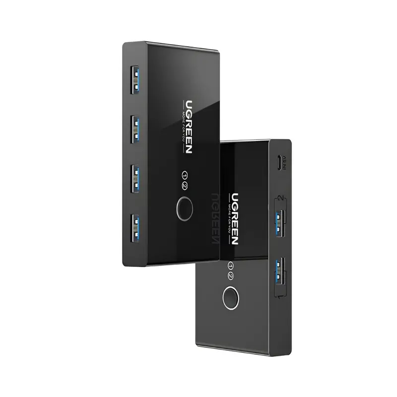 Ugreen Usb 3.0 4-Port Switch Box, With 1.5M Usb Cables 1
