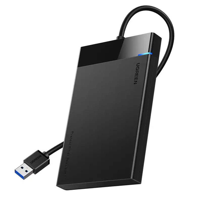 Ugreen Usb 3.0 To 2.5” Sata Hard Drive Enclosure (Non-Detachable Cable) 1