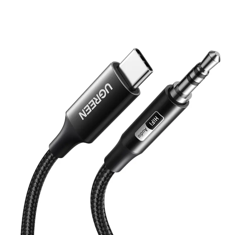 Ugreen Usb Type-C To 3.5Mm Aux Audio Cable 3M - Black 1