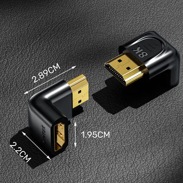 Unitek 8K Hdmi 90 And 270 Degree Right Angle Adapter 2