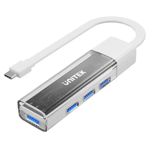 Unitek Bi-Directional Hub With Detachable Cable - White 1
