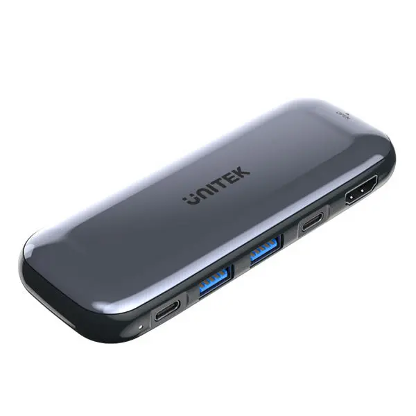 Unitek D1046a 6-In-1 Type C M.2 Ssd Storage Hub With 10Gbps Data, Hdmi, And Power Delivery 100W 1