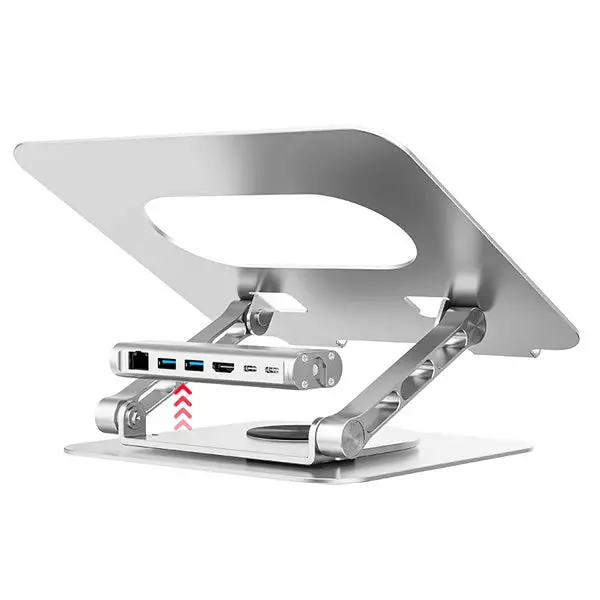 Unitek Laptop Stand With Detachable Usb-C Hub - D1109b 2