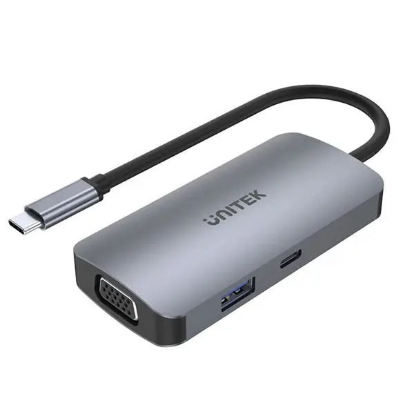 Unitek Trio 5-In-1 Usb-C Hub With Mst Triple Monitor And 100W Power Delivery  - D1051a 1