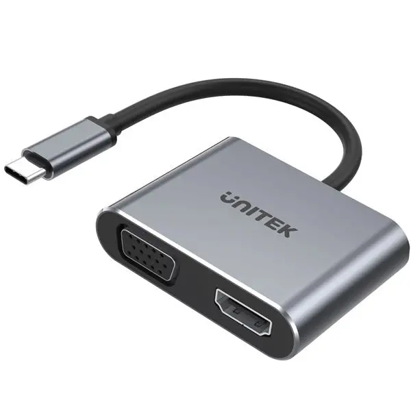 Unitek Type-C To Hdmi And Vga Converter With 100W Power Delivery - D1049a 1