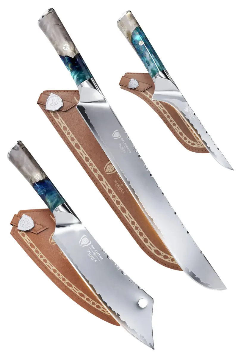 Valhalla Bundle | 12" Slicer Knife + 6" Boning Knife + 8" Crixus Knife 1