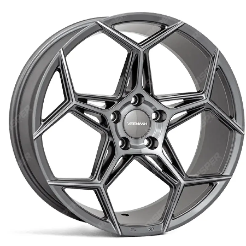 Veemann V-Fs40 20X8.5 5X120 Et35 Cb72.56  - Graphite Smoke Machined 1