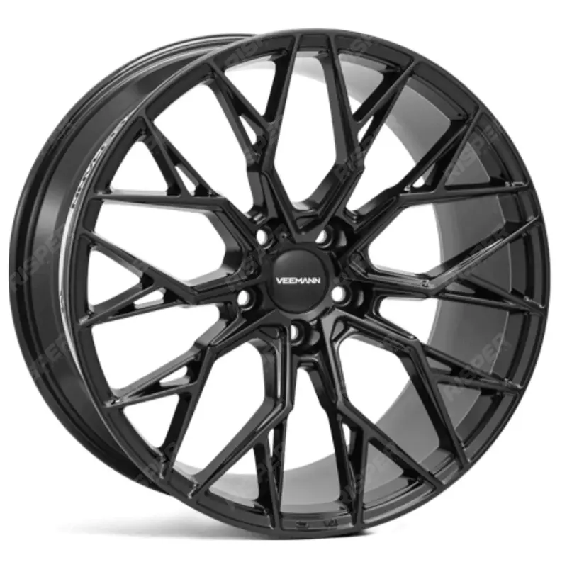 Veemann V-Fs51 22X9.5 5X120 Et35 Gloss Black Deep Concave 1