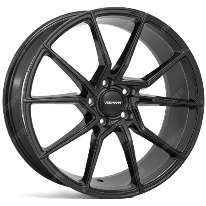 Veemann - V-Fs52 Gloss Black 19X8.5 5X112 1