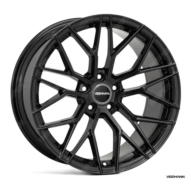 Veemann Vc520 20 Inch Alloy Wheels - 5X112 - Gloss Black Staggered Set Of 4 1