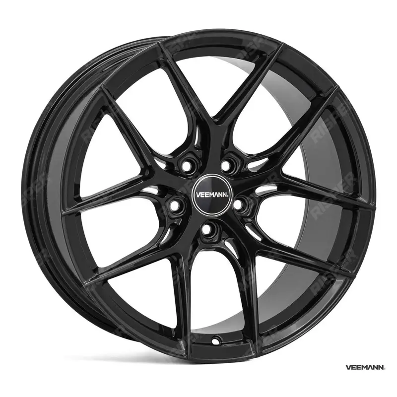 Veemann Vc580r 20 Inch Alloy Wheels - 5X112 - Gloss Black Staggered Set Of 4 1