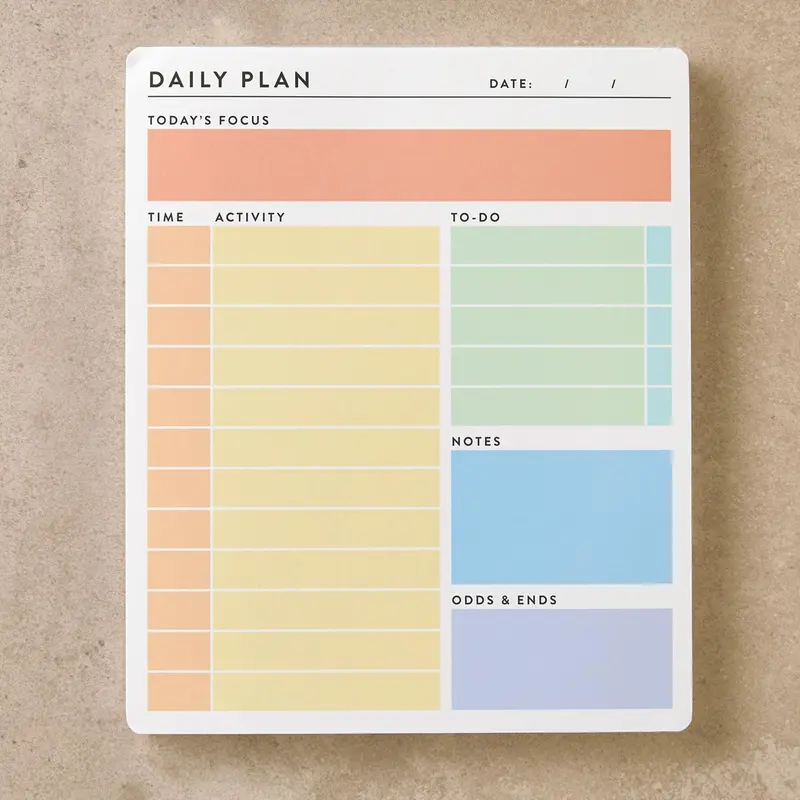 Vibrant Daily Desk Pad (100 Sheets) 2