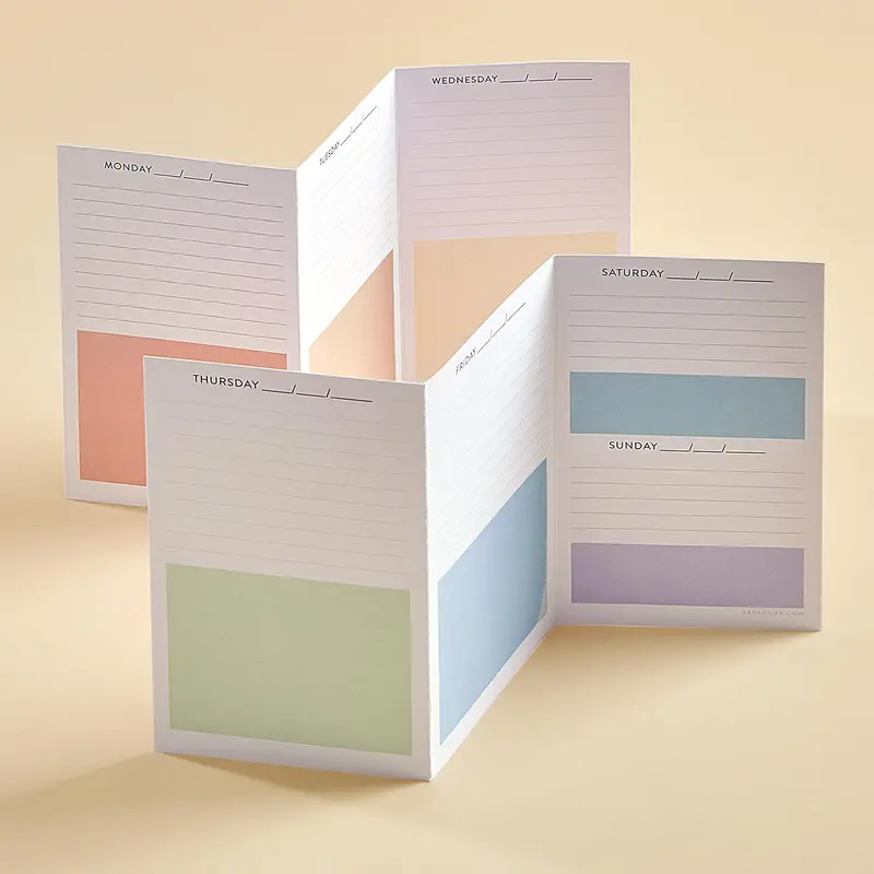 Vibrant Triple-Decker Pocket Planner 1