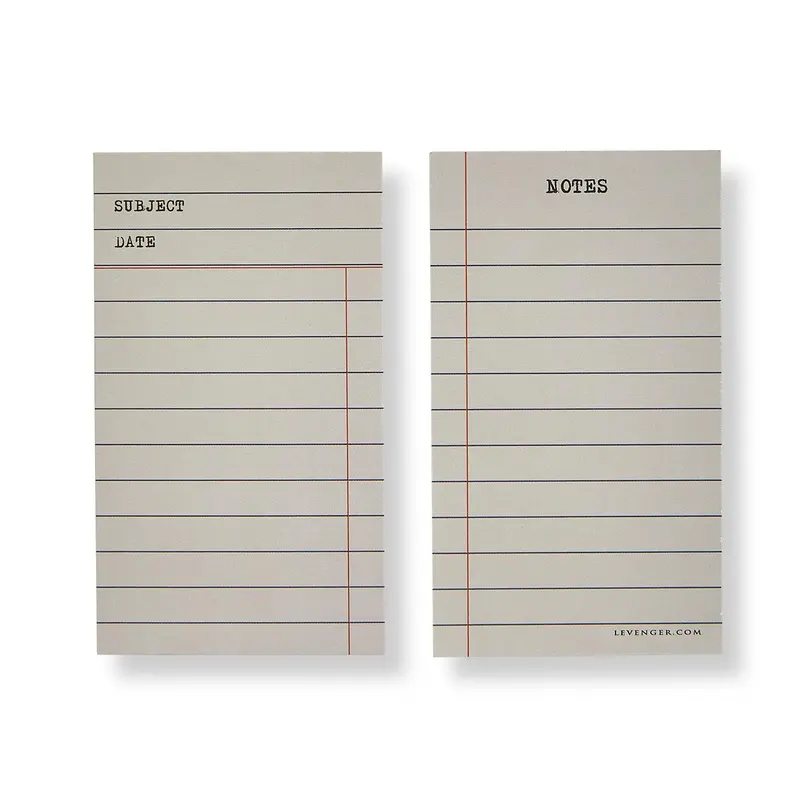 Vintage Library Wallet Cards (Set Of 50) 1